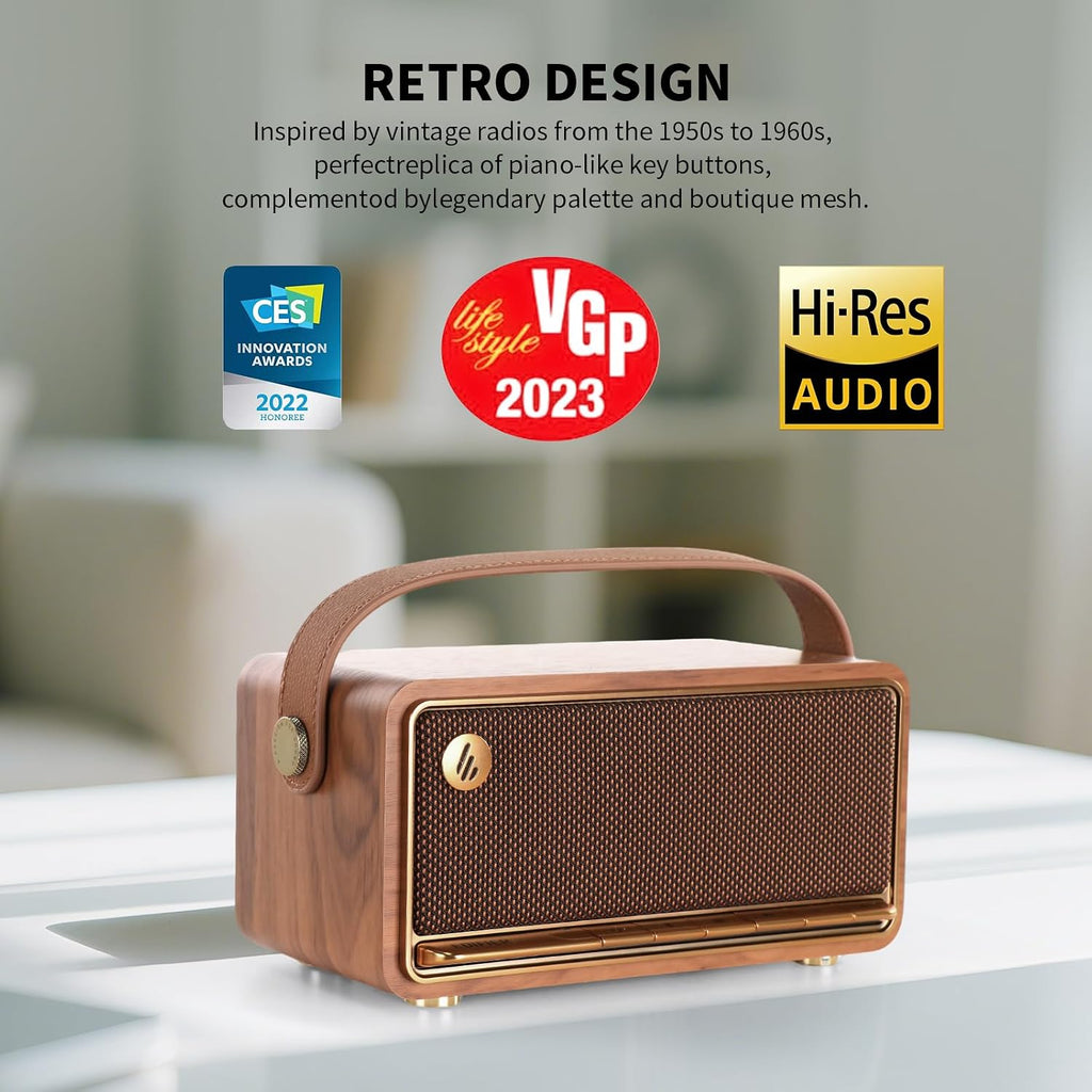 Edifier Retro Wood Bluetooth Speaker
