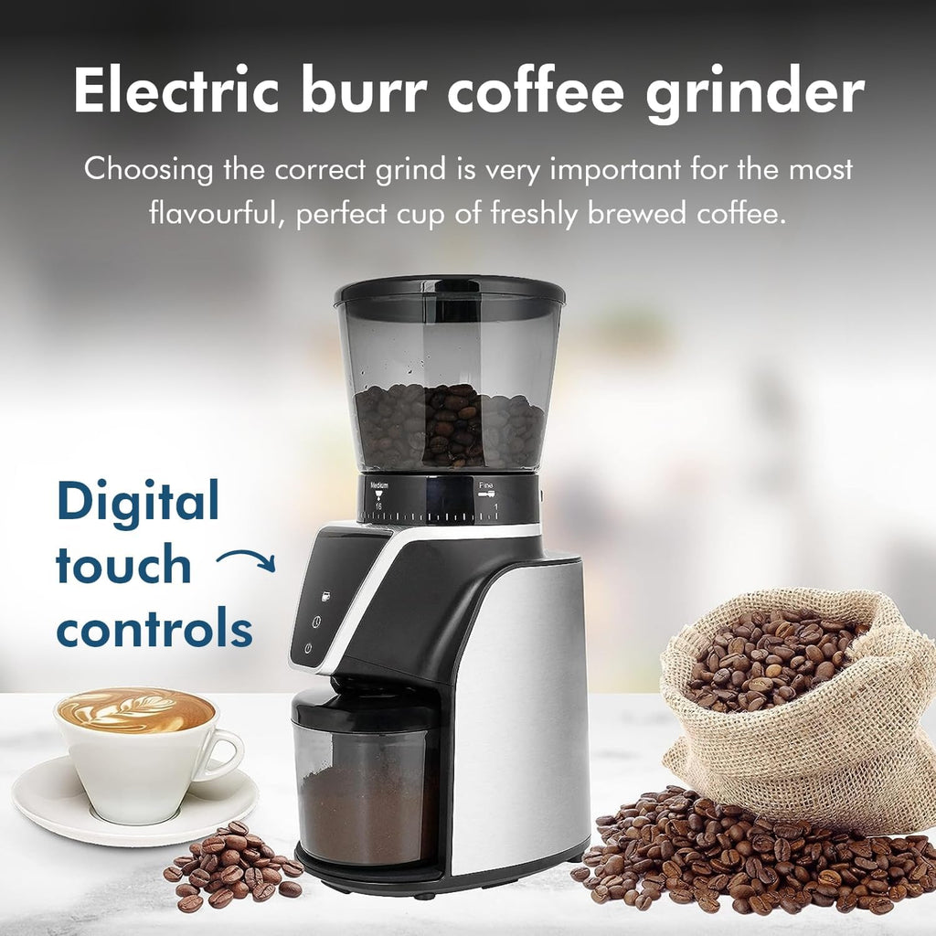 Healthy Choice Electric Burr Coffee Grinder - 31 Grind Setti