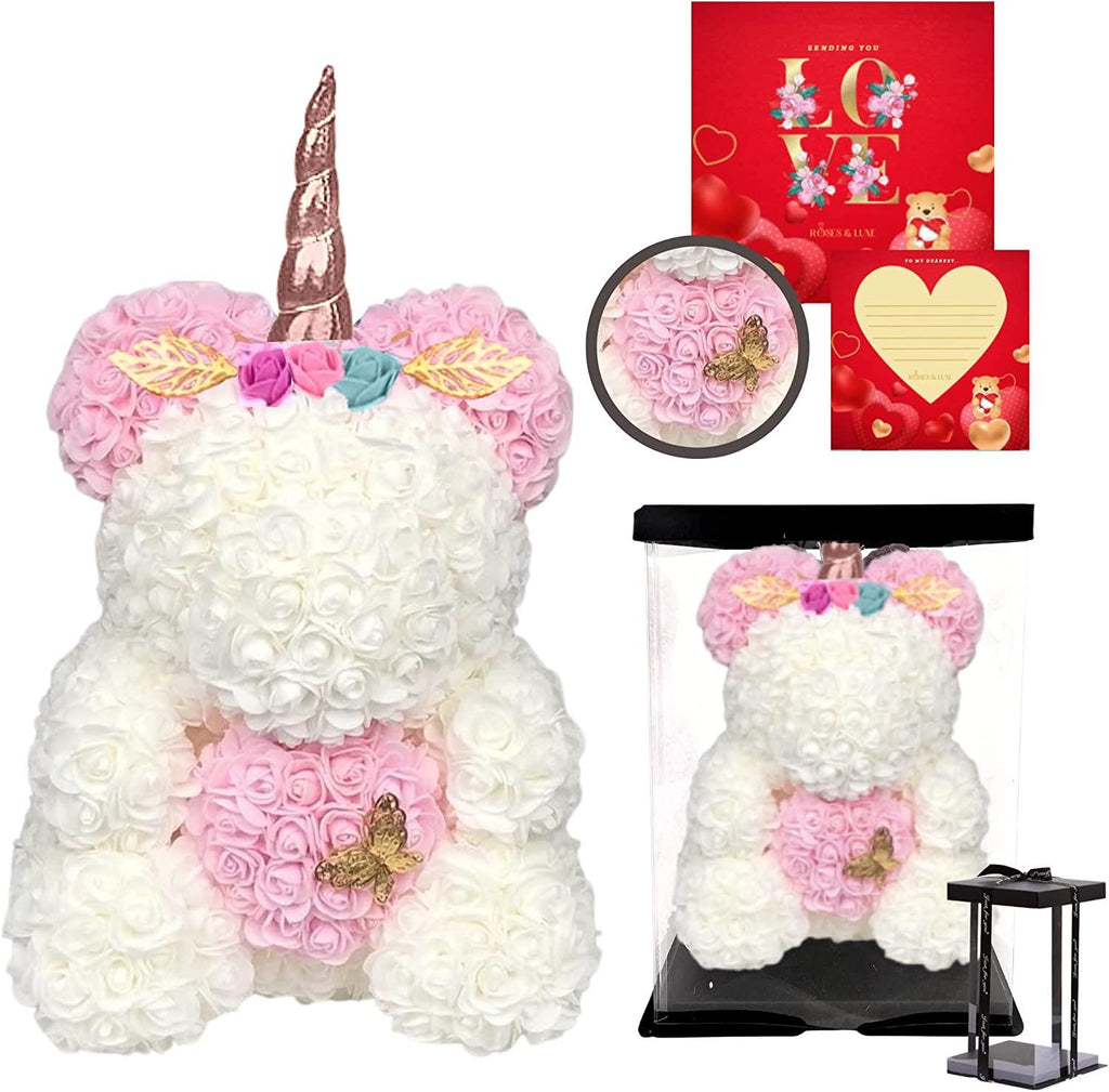 Luxury Rose Bear for Bridal shower