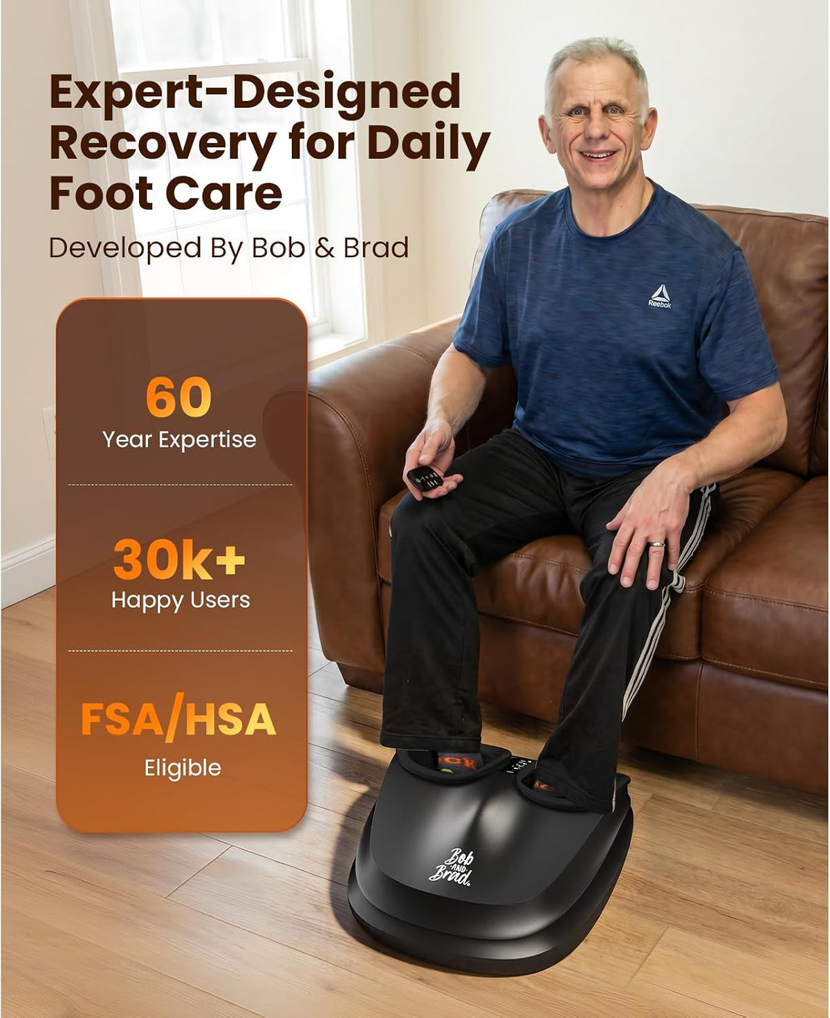 BOB AND BRAD Shiatsu Foot Massager Lite with Heat and Remote