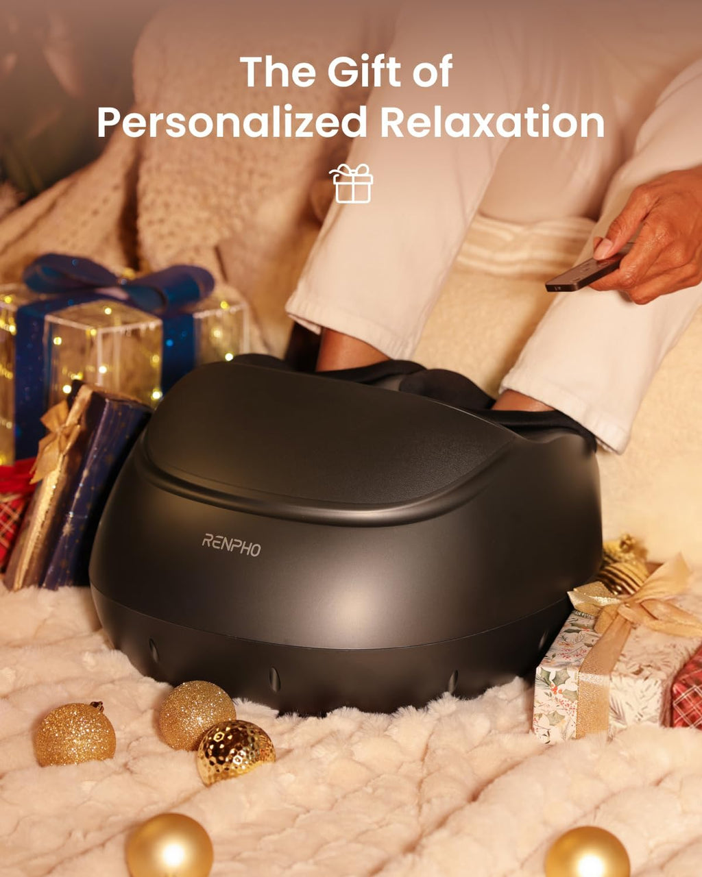 RENPHO Shiatsu Full Foot Massager with Heat