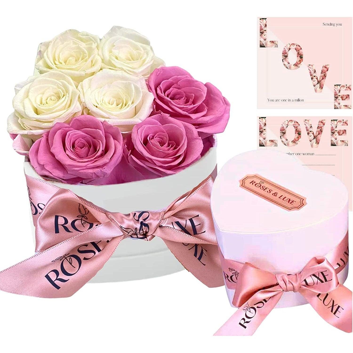Preserved Flowers Roses in a Box