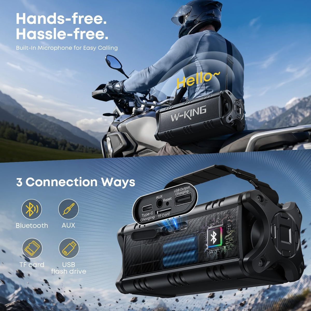 W-King Bluetooth Speaker