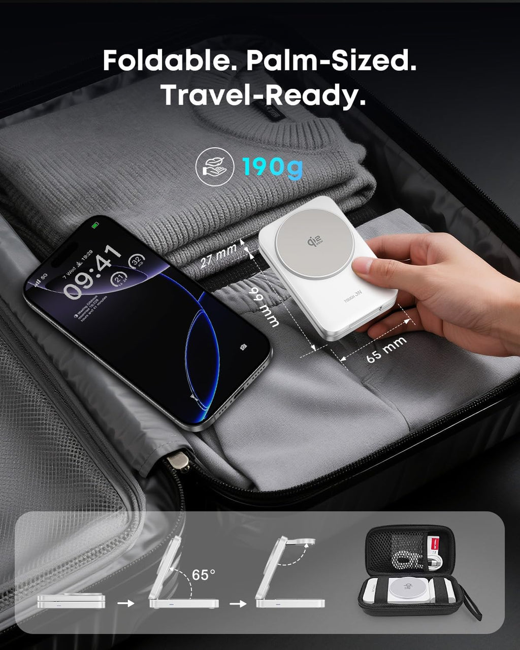 TOUGH ON MagFold 3 in 1 25W Wireless Charger