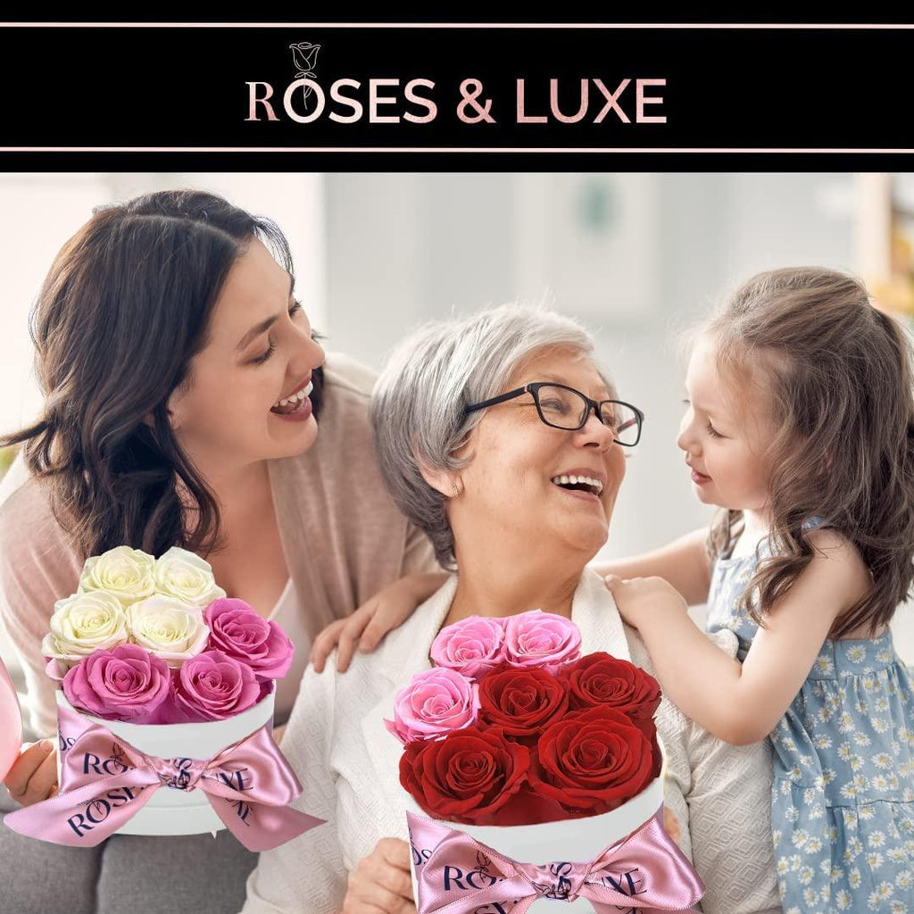 Preserved Flowers Roses in a Box
