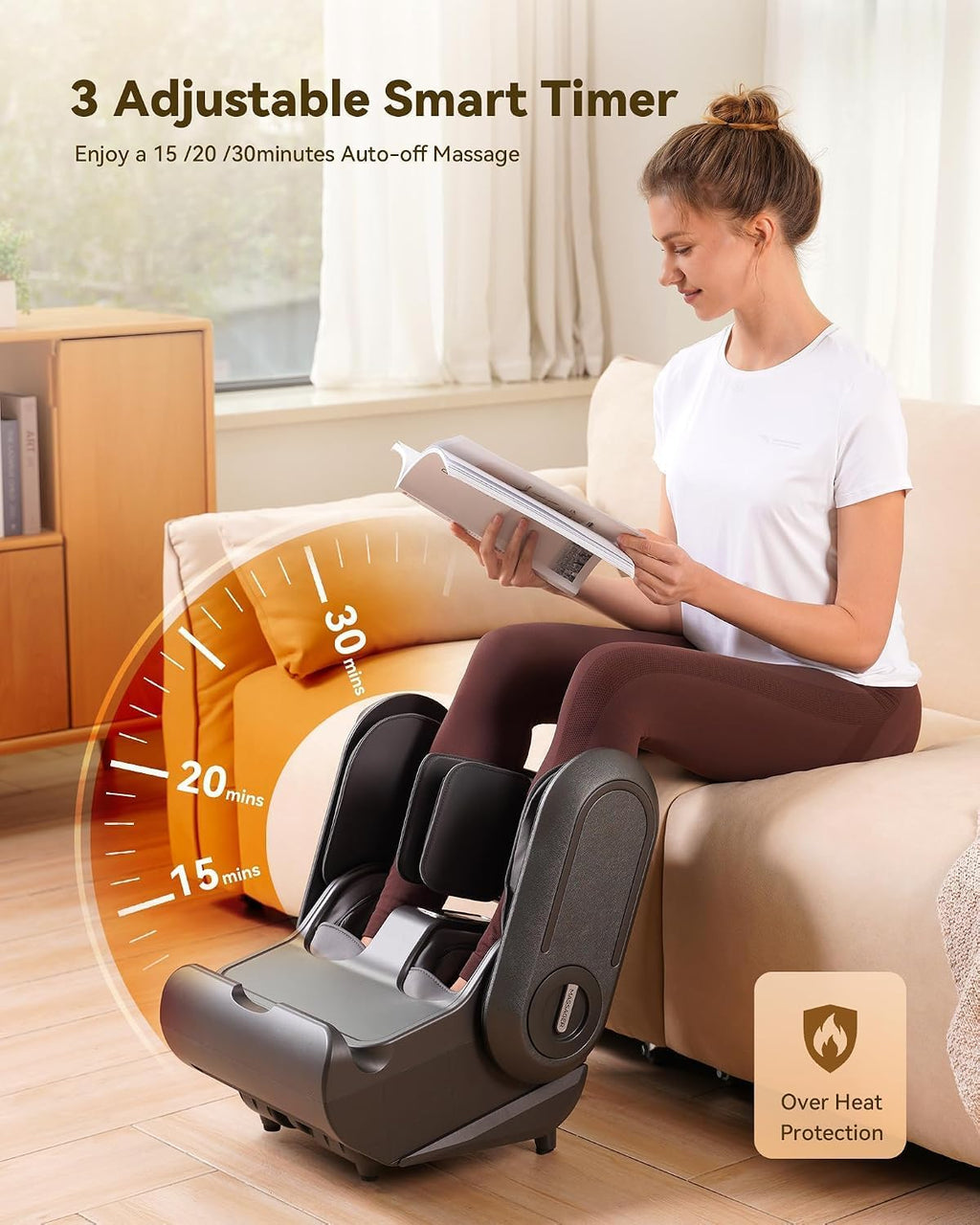 2 in 1 Shiatsu Foot Massager Machine