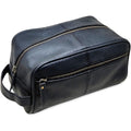 Men's Genuine Leather Toiletry Bag Waterproof Dopp Kit Shaving Bags and