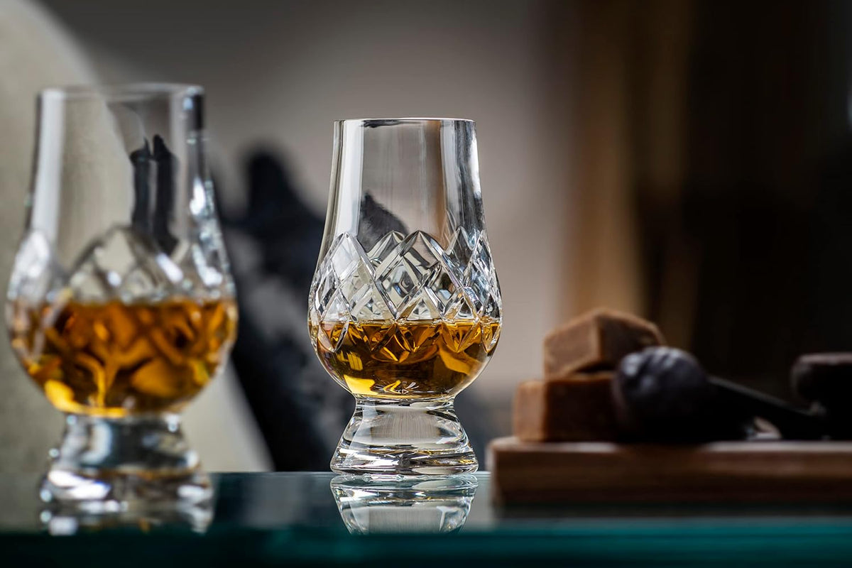 Glencairn Cut Crystal Whisky Glass — Single, Gift Carton
