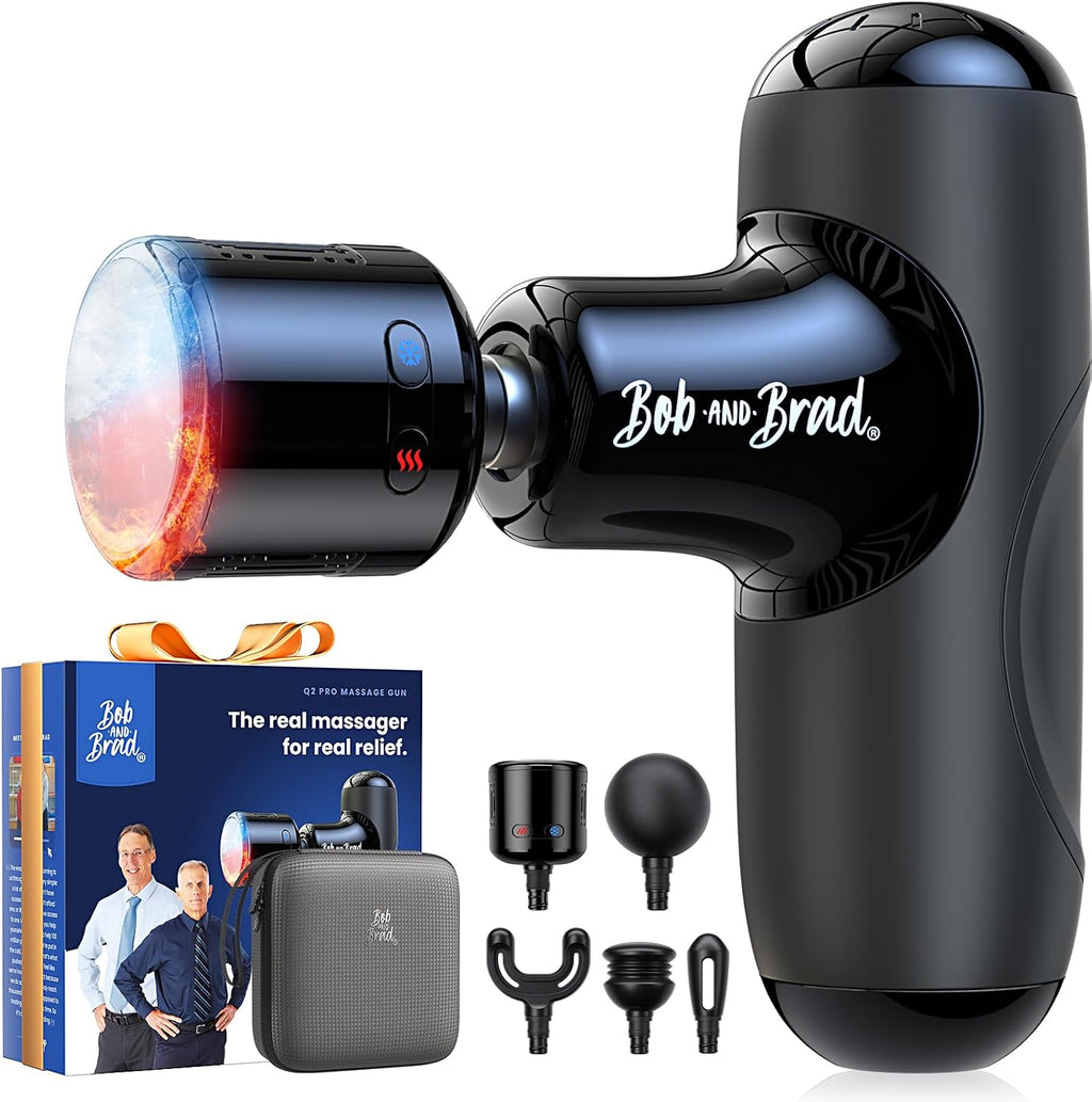 BOB AND BRAD Q2 Pro Mini Massage Gun with Heat and Cold Ther