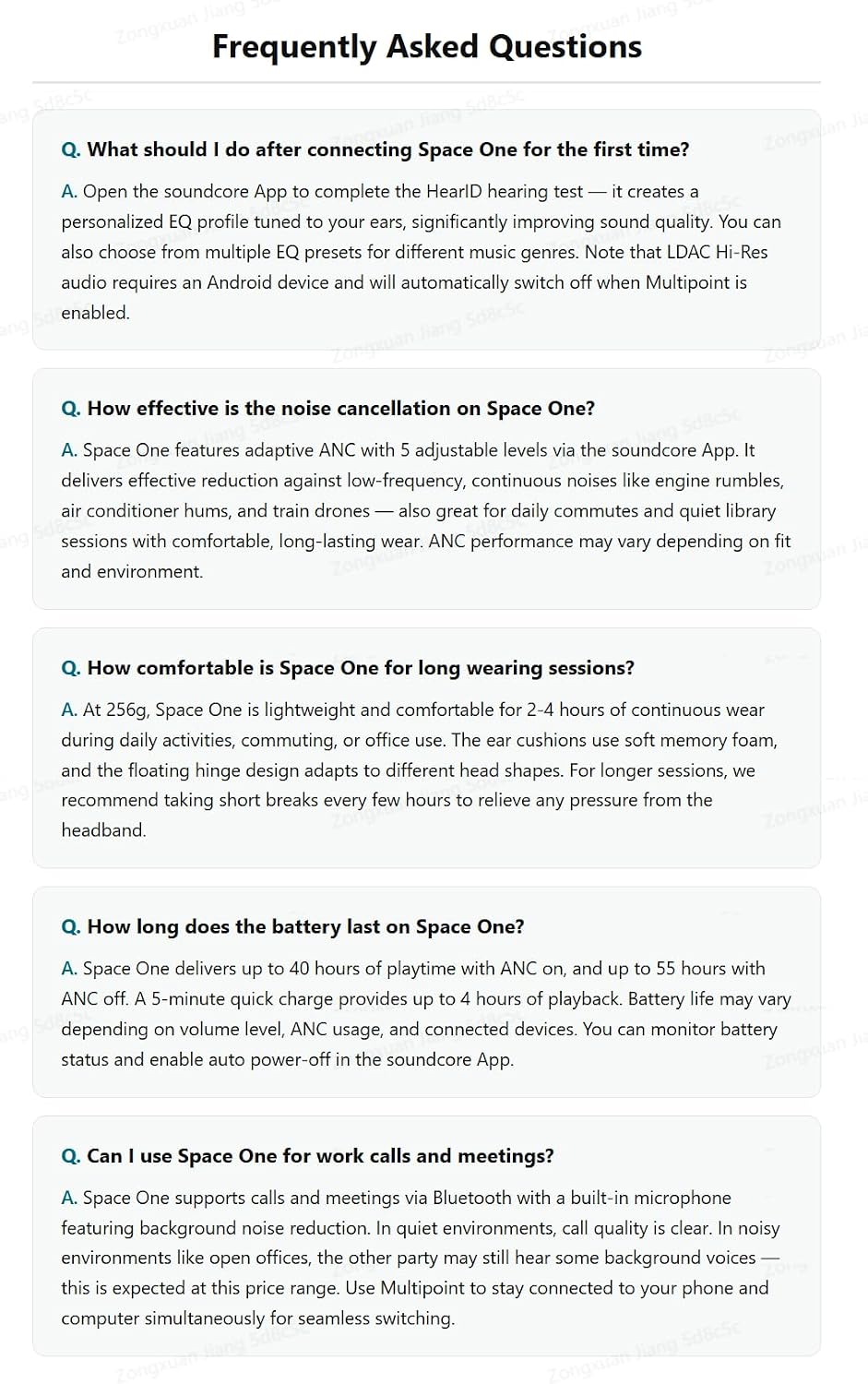 Soundcore Anker Space One ANC Over-Ear Headphones