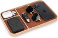 Norwood™ Leather Catch-All Valet Tray — Multi-Compartment