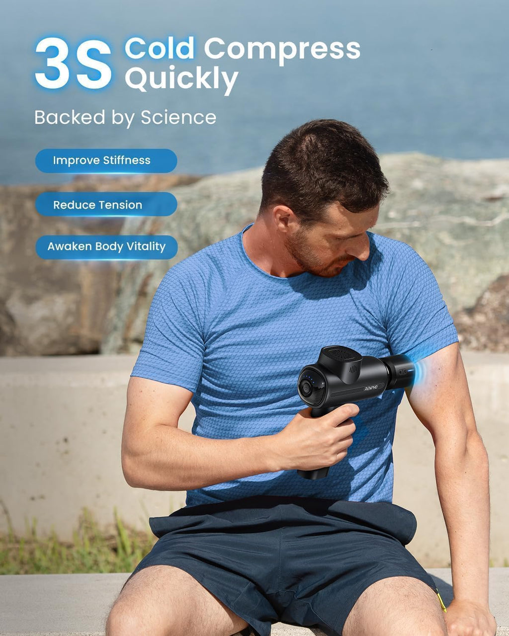 Active Thermacool Deluxe Massage Gun
