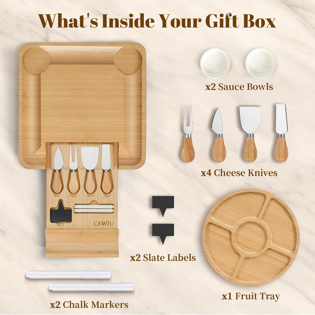 Premium Charcuterie Board with Lid