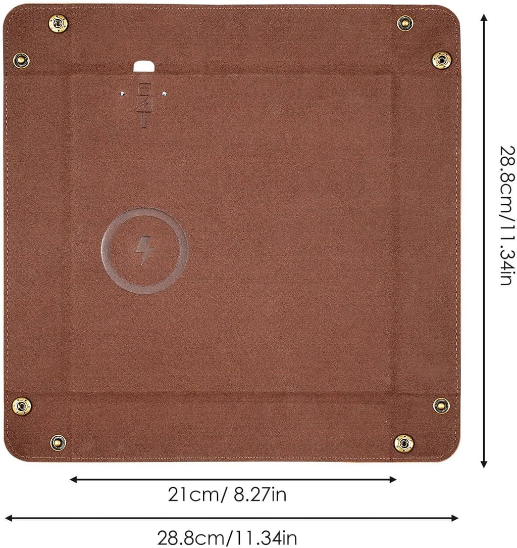 Norwood™ 15W Wireless Charging Valet Tray — Foldable