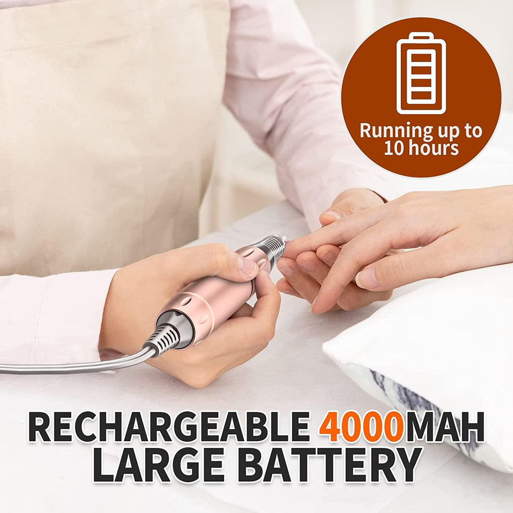 Rechargeable Nail Drill Cordless
