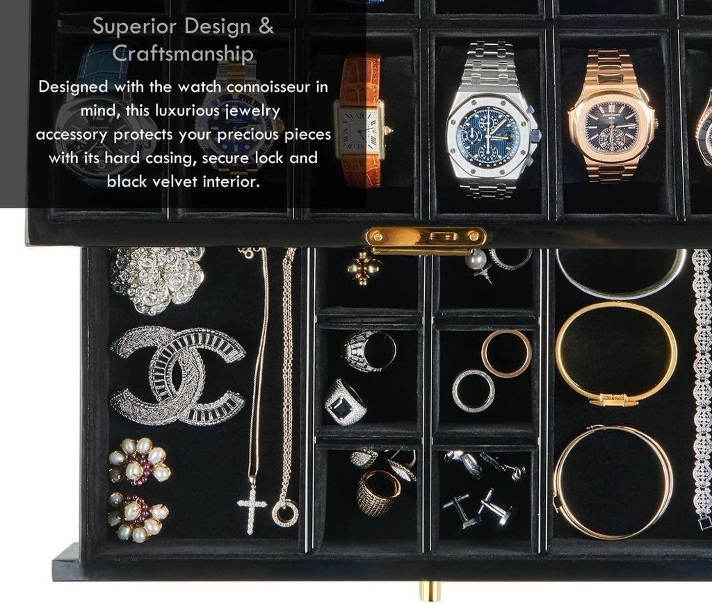 Luxury 12 Slot Watch Box Organizer