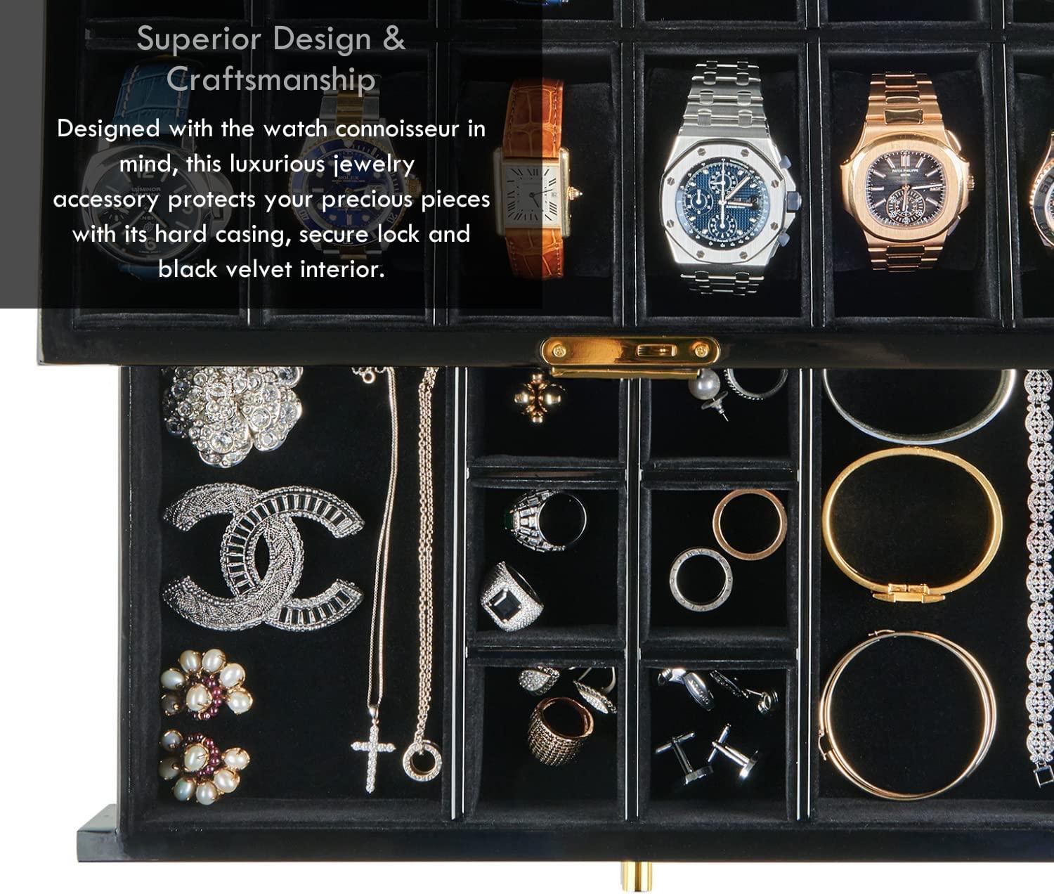 Luxury 12 Slot Watch Box Organizer
