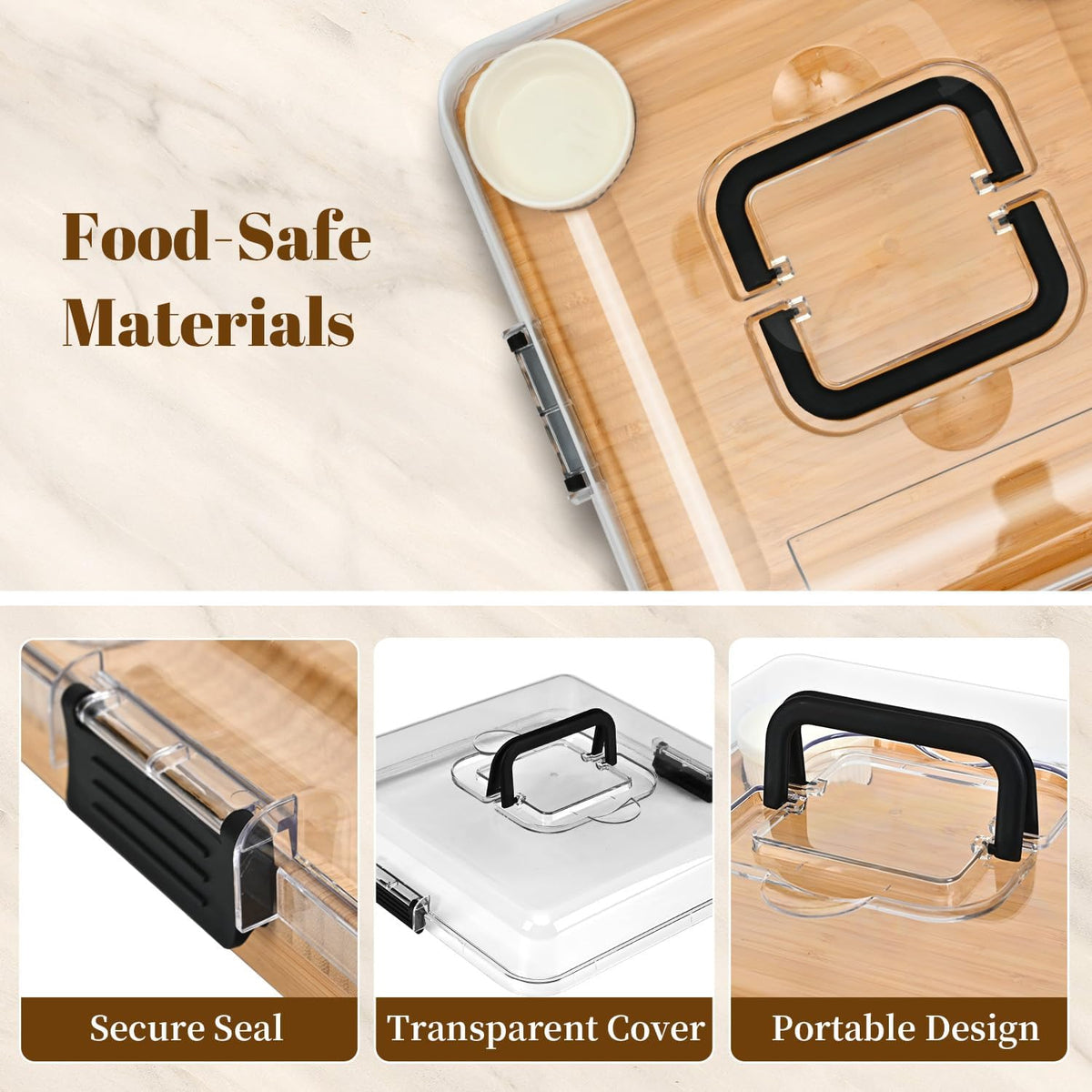 Premium Charcuterie Board with Lid