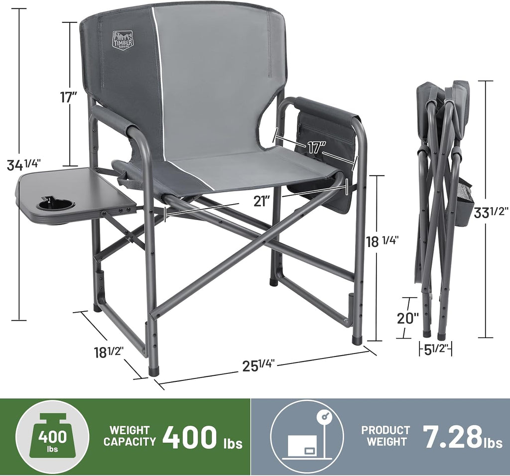 Timber Ridge Aluminum Oversized Camping Chair