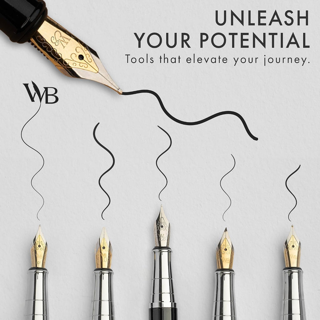 Wordsworth & Black Luxury Fountain Pen Set for Writing