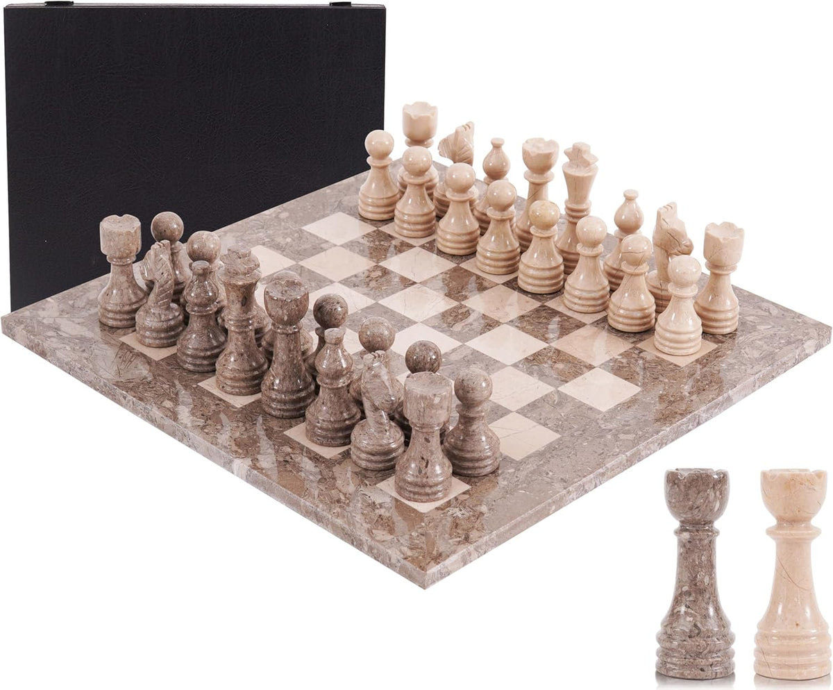 Marble Range Marble Chess Set for Adults 15" Strategic Board