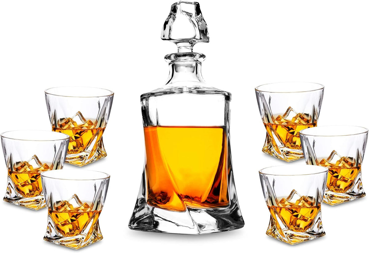 KANARS Whiskey Decanter Set