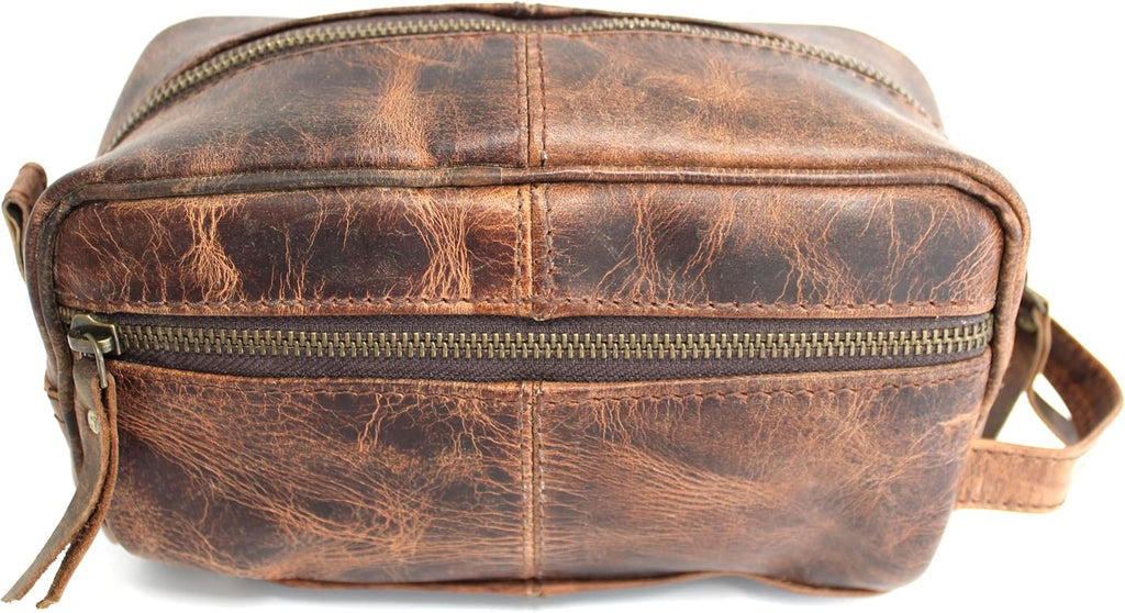 Ridgeway™ Cow-Hide Hanging Dopp Kit — Hunter Leather