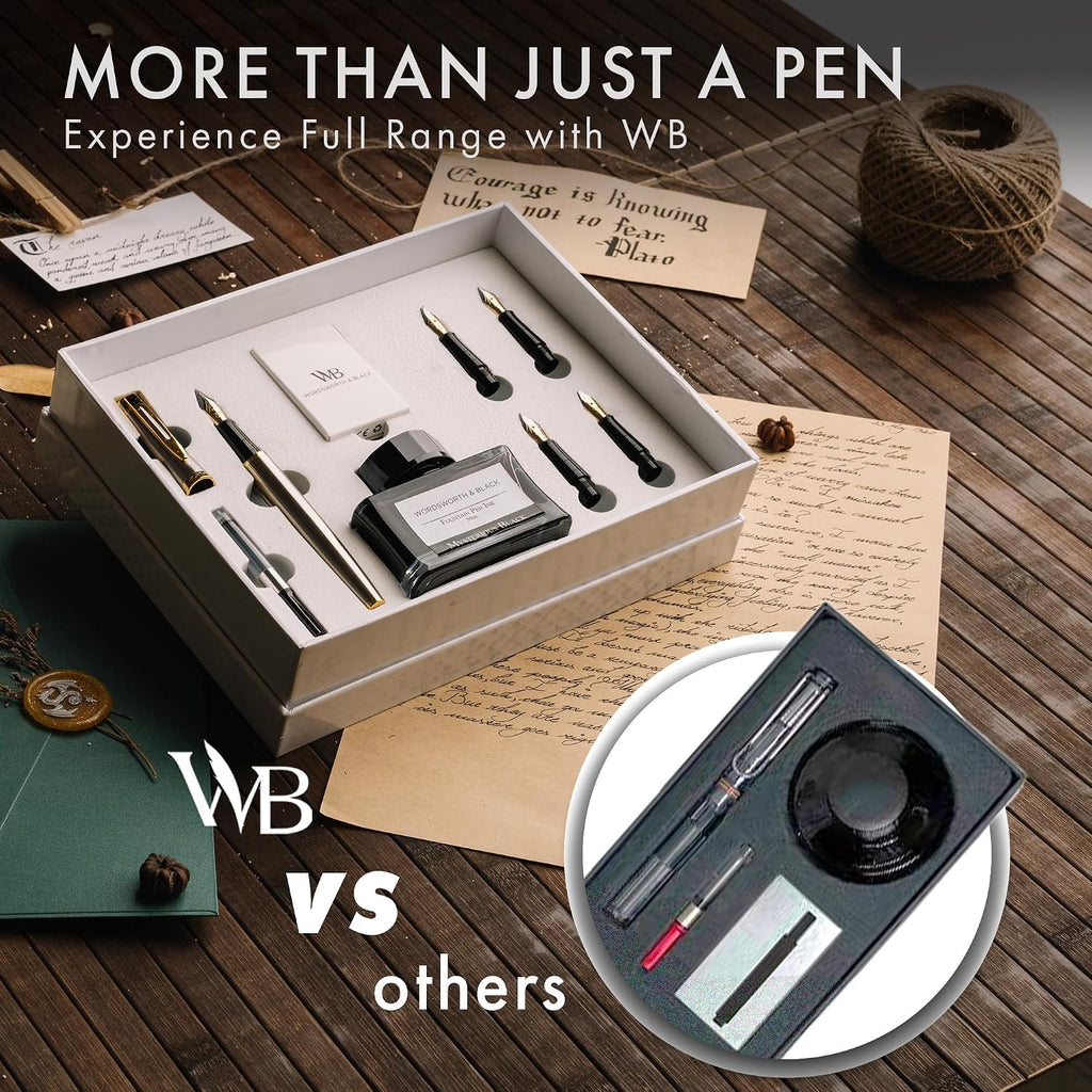 Wordsworth & Black Luxury Fountain Pen Set for Writing