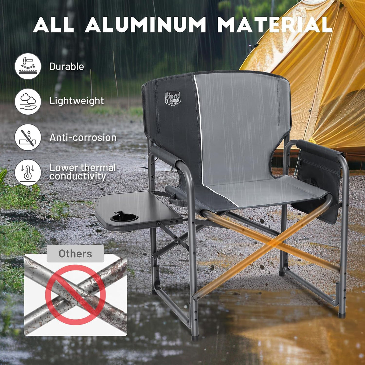 Timber Ridge Aluminum Oversized Camping Chair