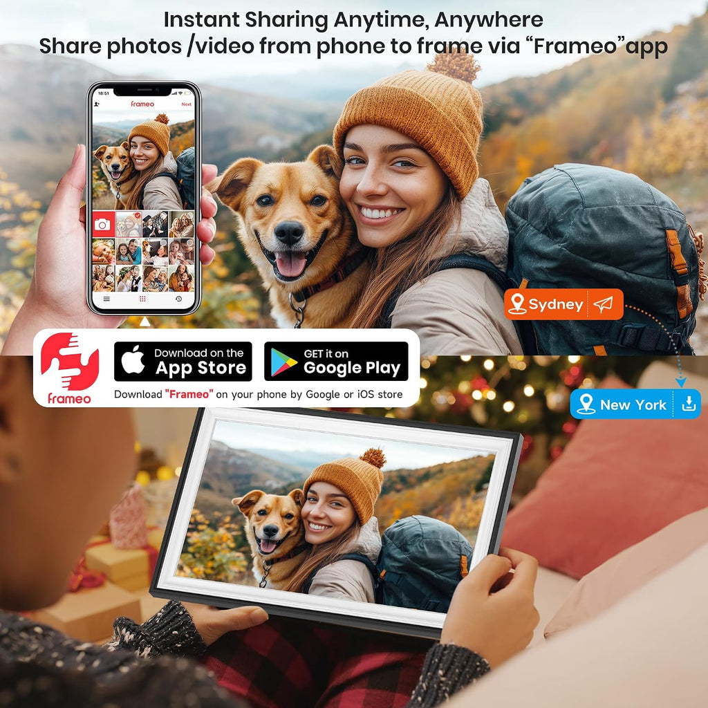 64GB Frameo 15.6" WiFi Digital Photo Frame