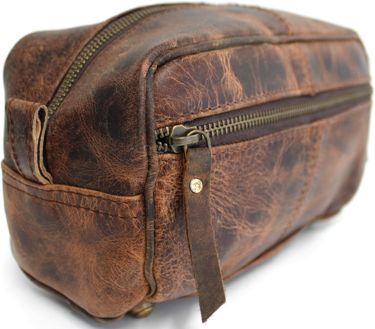 Ridgeway™ Cow-Hide Hanging Dopp Kit — Hunter Leather