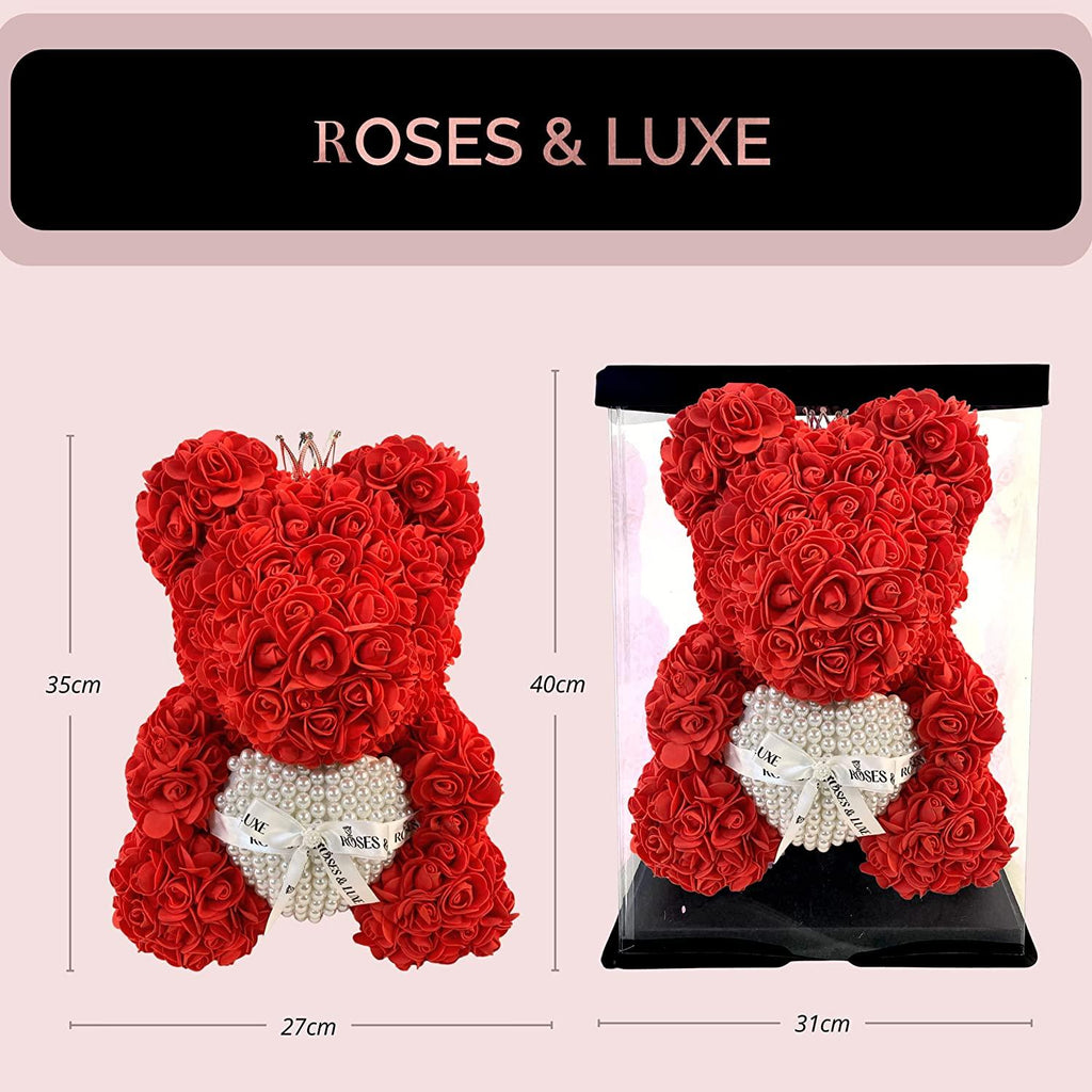 Luxury Rose Bear for Bridal shower