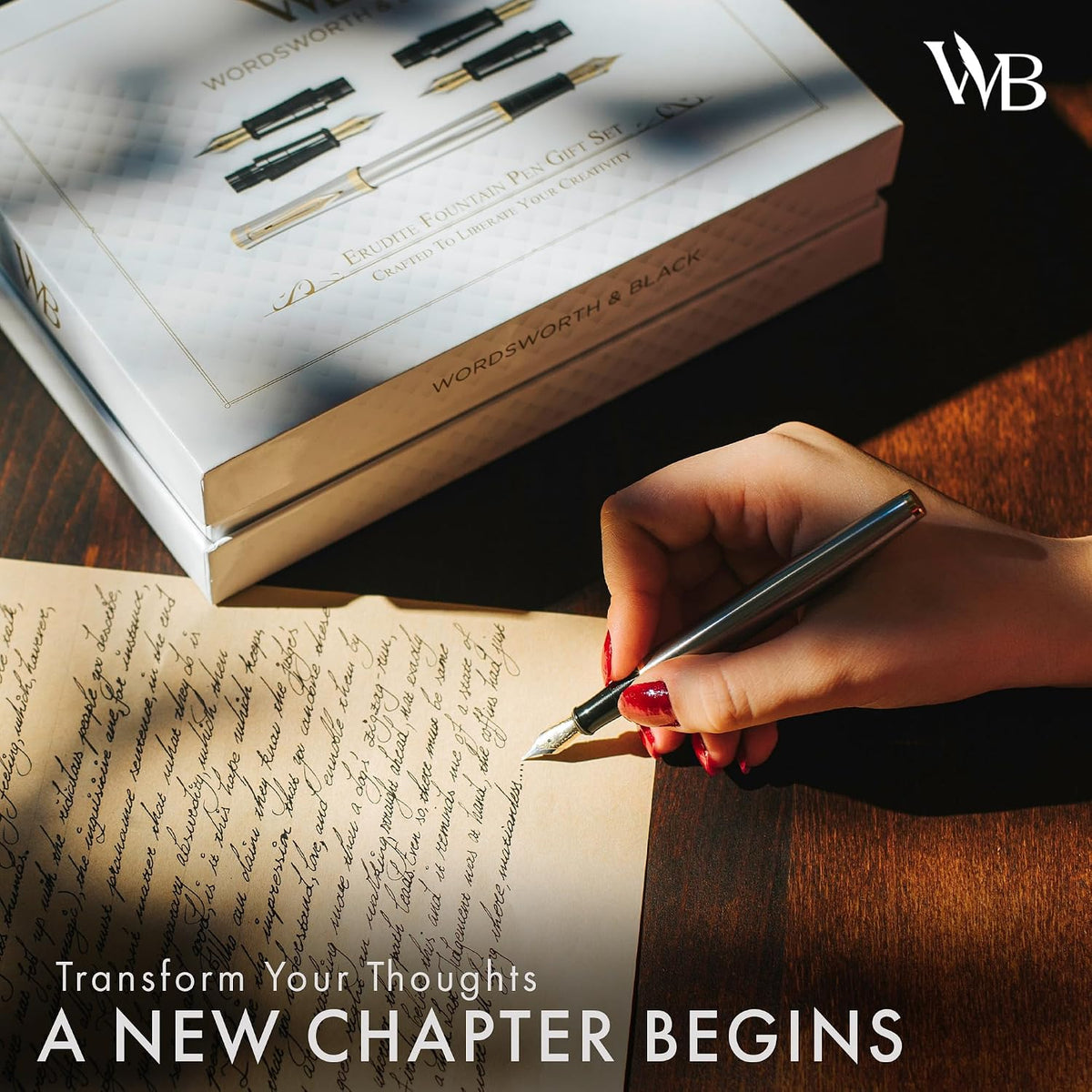 Wordsworth & Black Luxury Fountain Pen Set for Writing