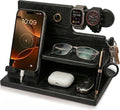 Norwood™ Wooden Docking Station — Phone, Watch & Key Stand