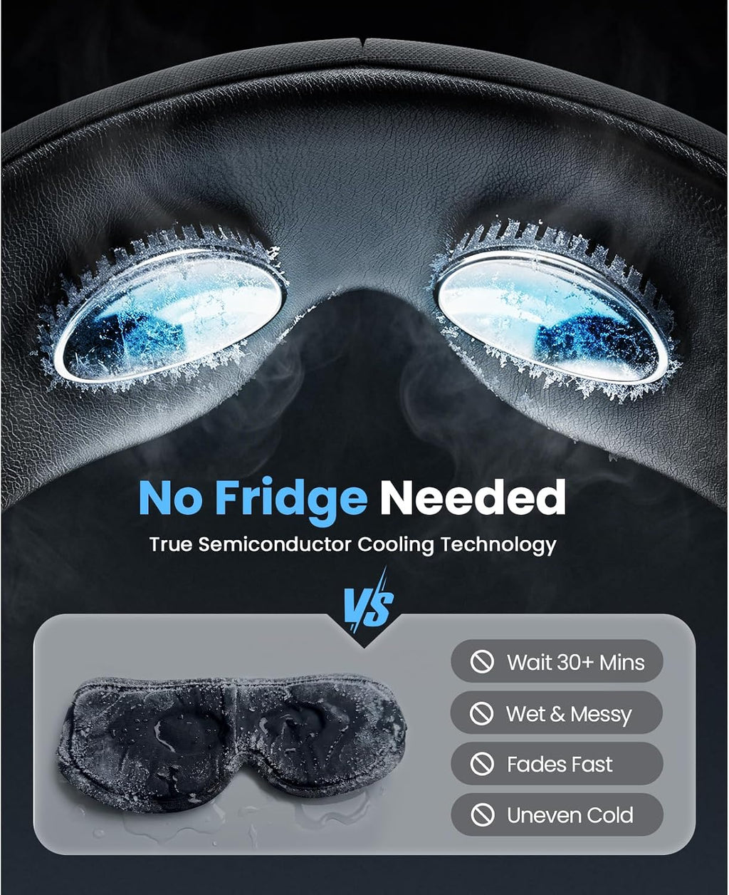 BOB AND BRAD EYEFLOW Eye Massager with Chip Cooling and Heat