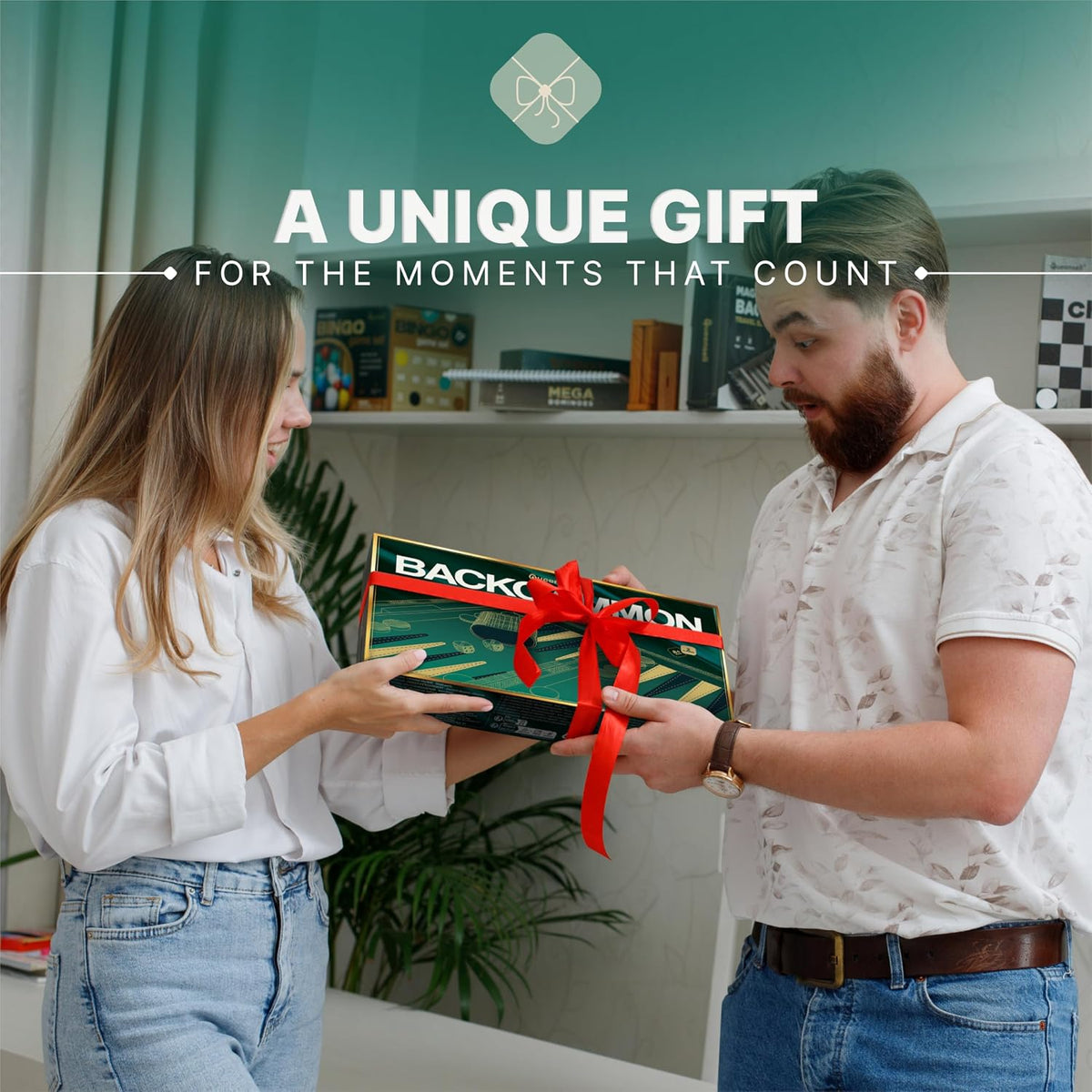 Premium 15 Inch Backgammon Set for Adults