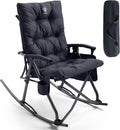EVER ADVANCED Oversized Folding Rocking Camping Chair