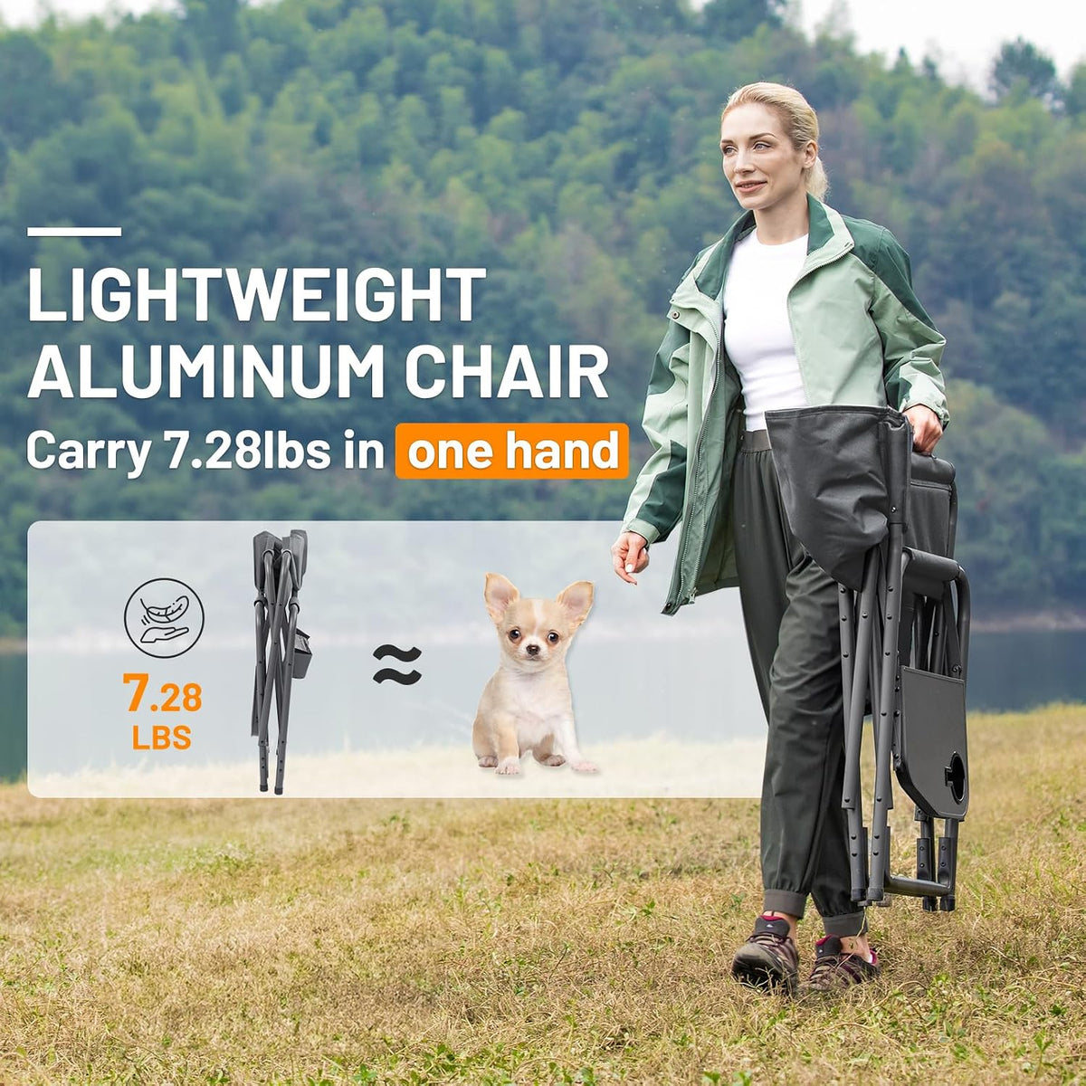 Timber Ridge Aluminum Oversized Camping Chair