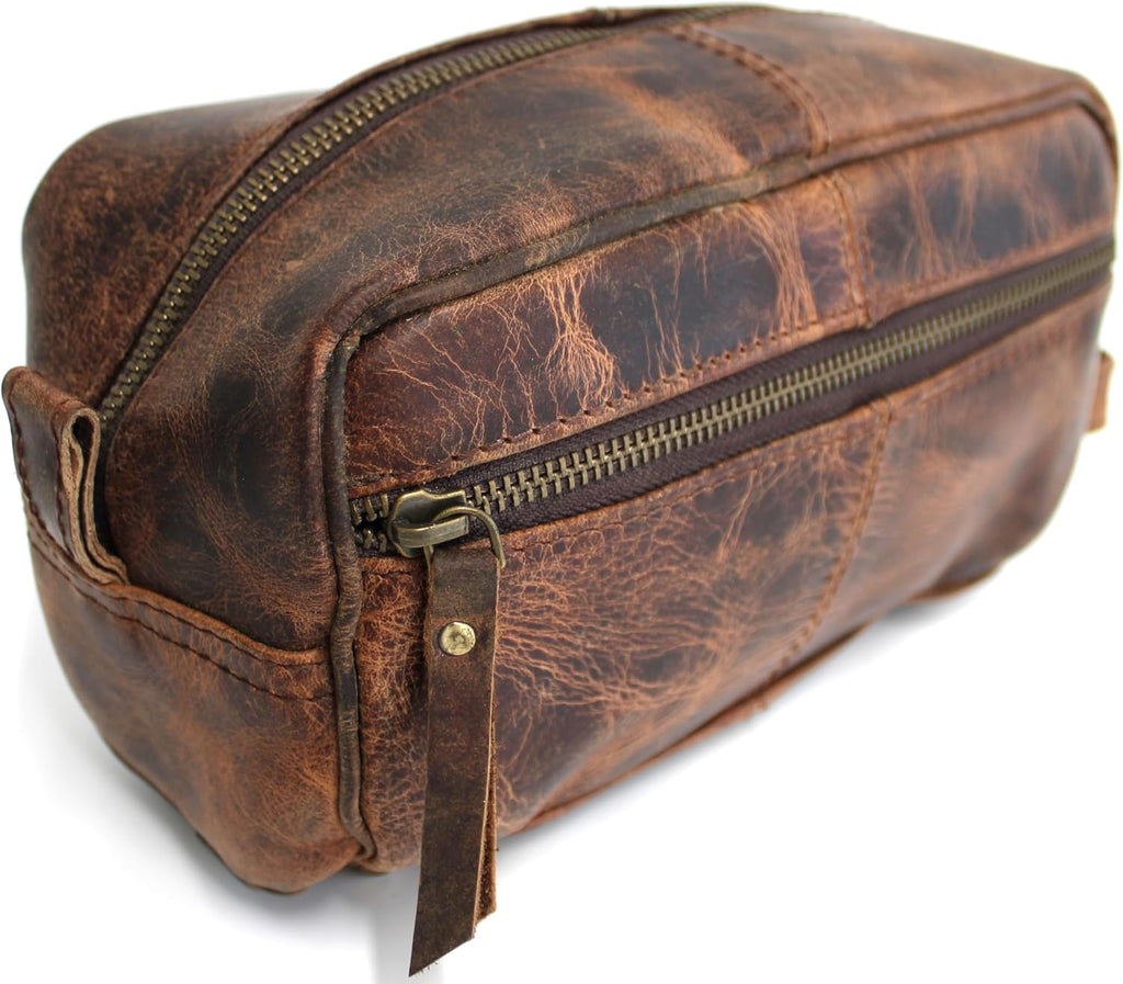 Ridgeway™ Cow-Hide Hanging Dopp Kit — Hunter Leather
