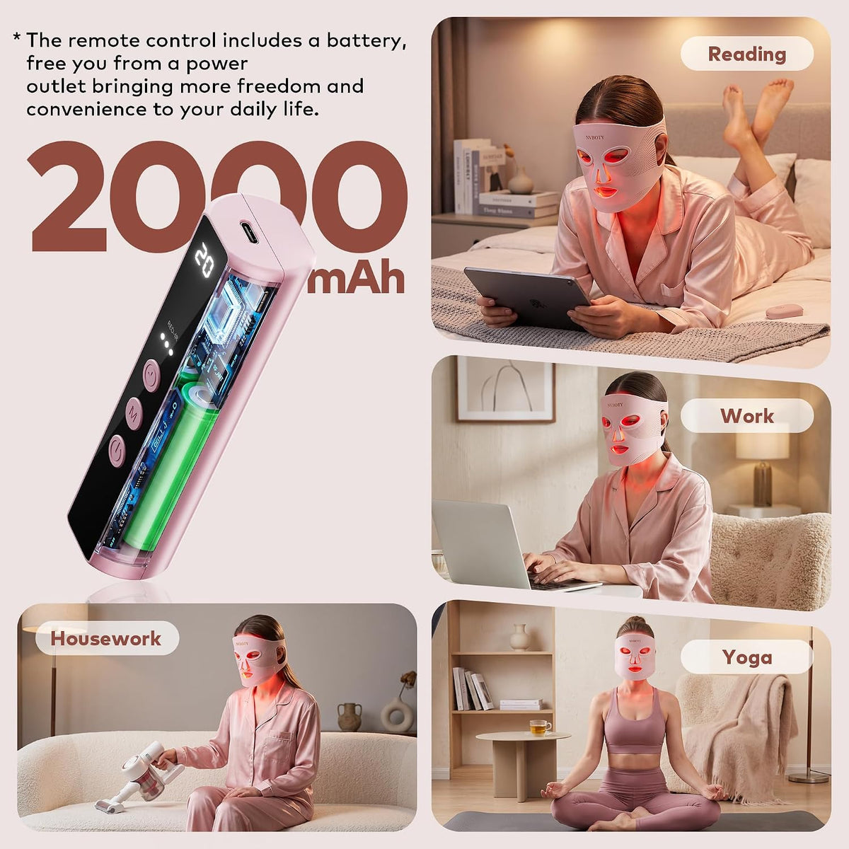 LED Face Mask Light Therapy