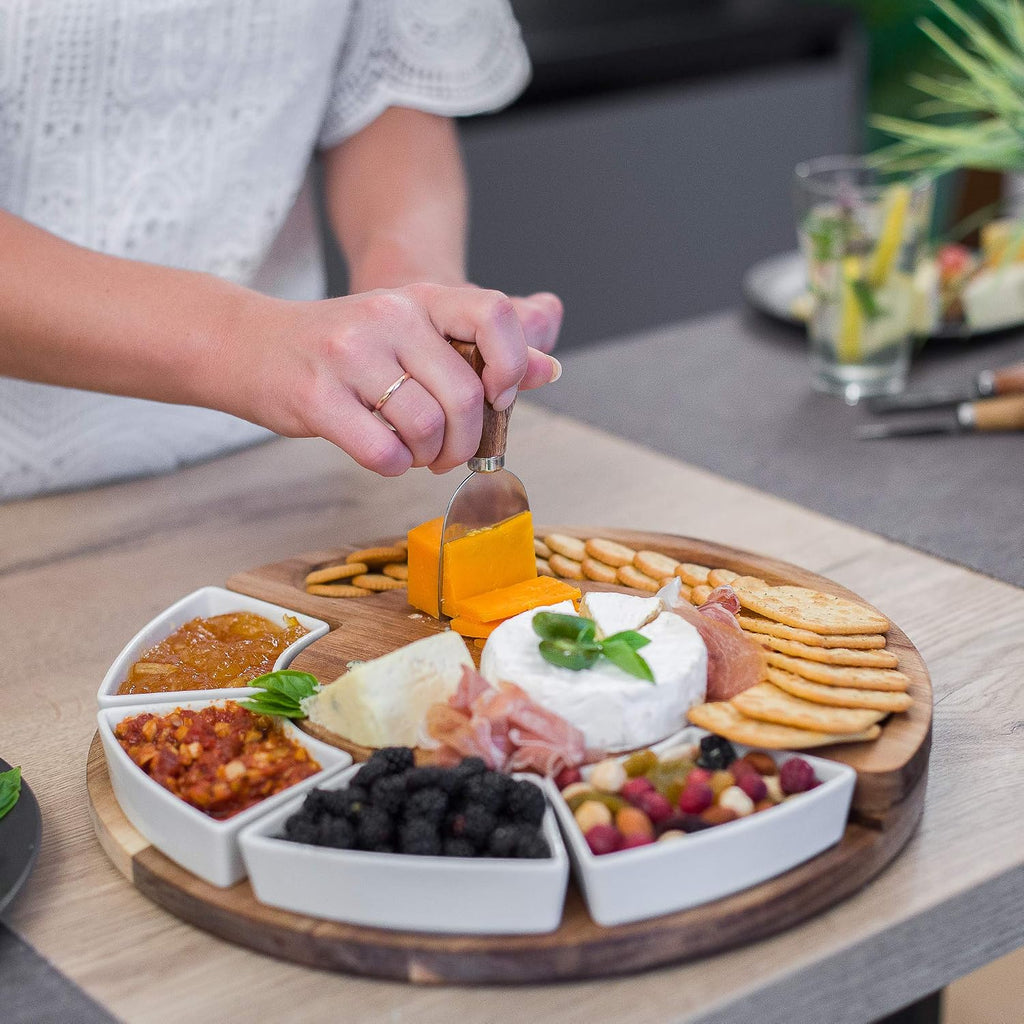Cheese Cutting Board Set - Charcuterie Board Set and Cheese 