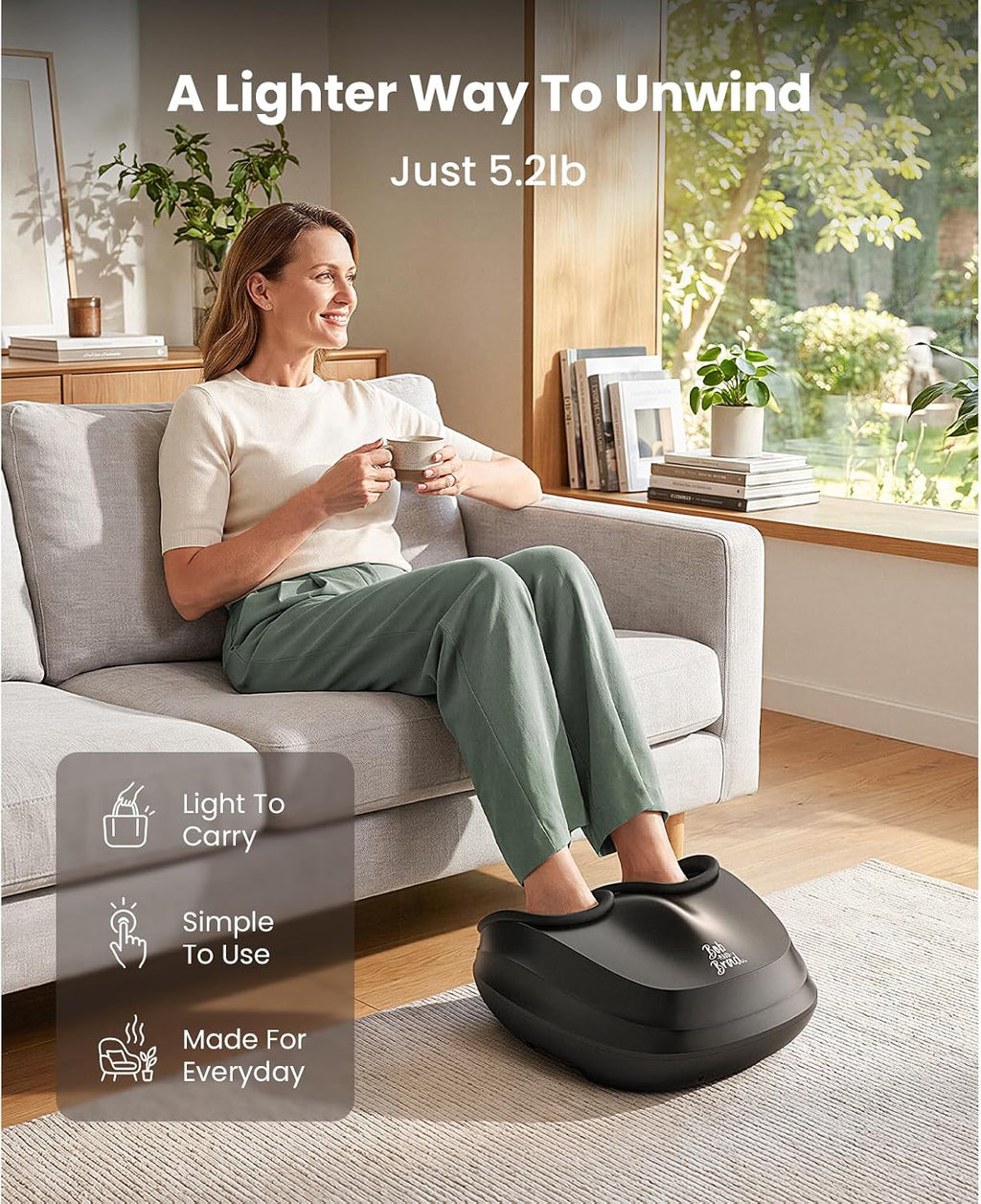 BOB AND BRAD Shiatsu Foot Massager Lite with Heat and Remote