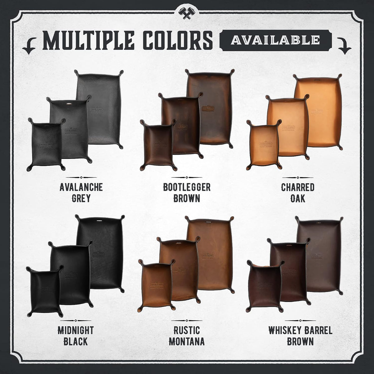 Leather Valet Tray for Men