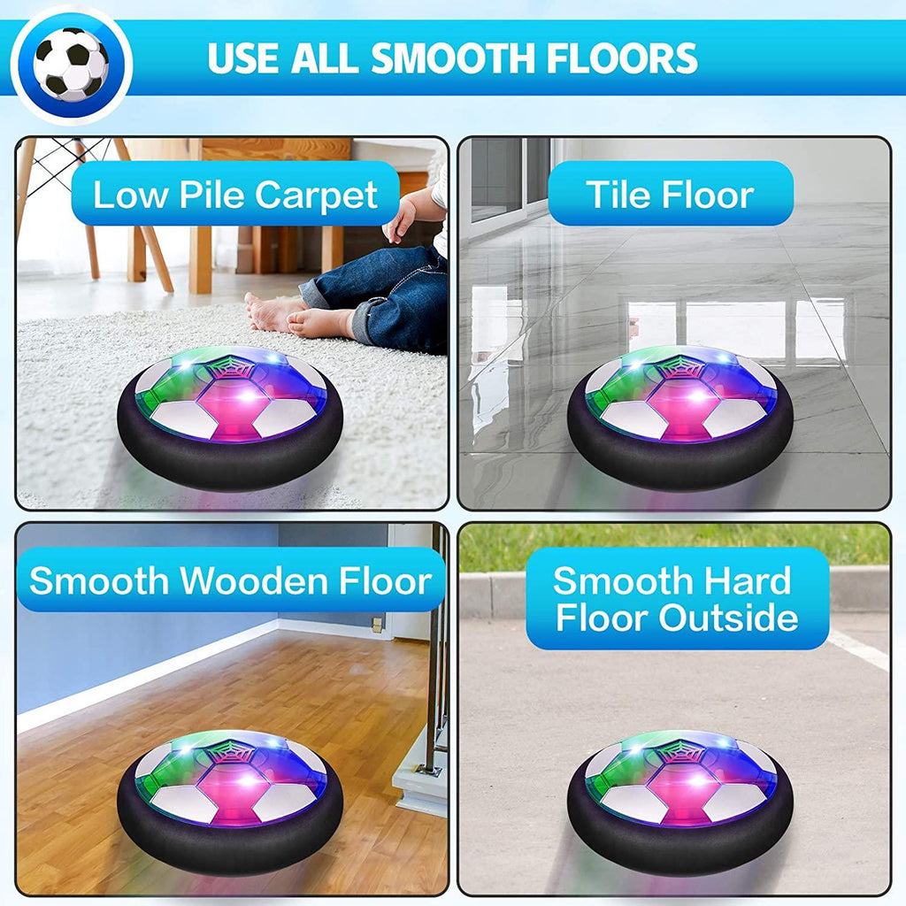 VEPOWER 2-in-1 Hover Hockey Soccer Kids Toys Set