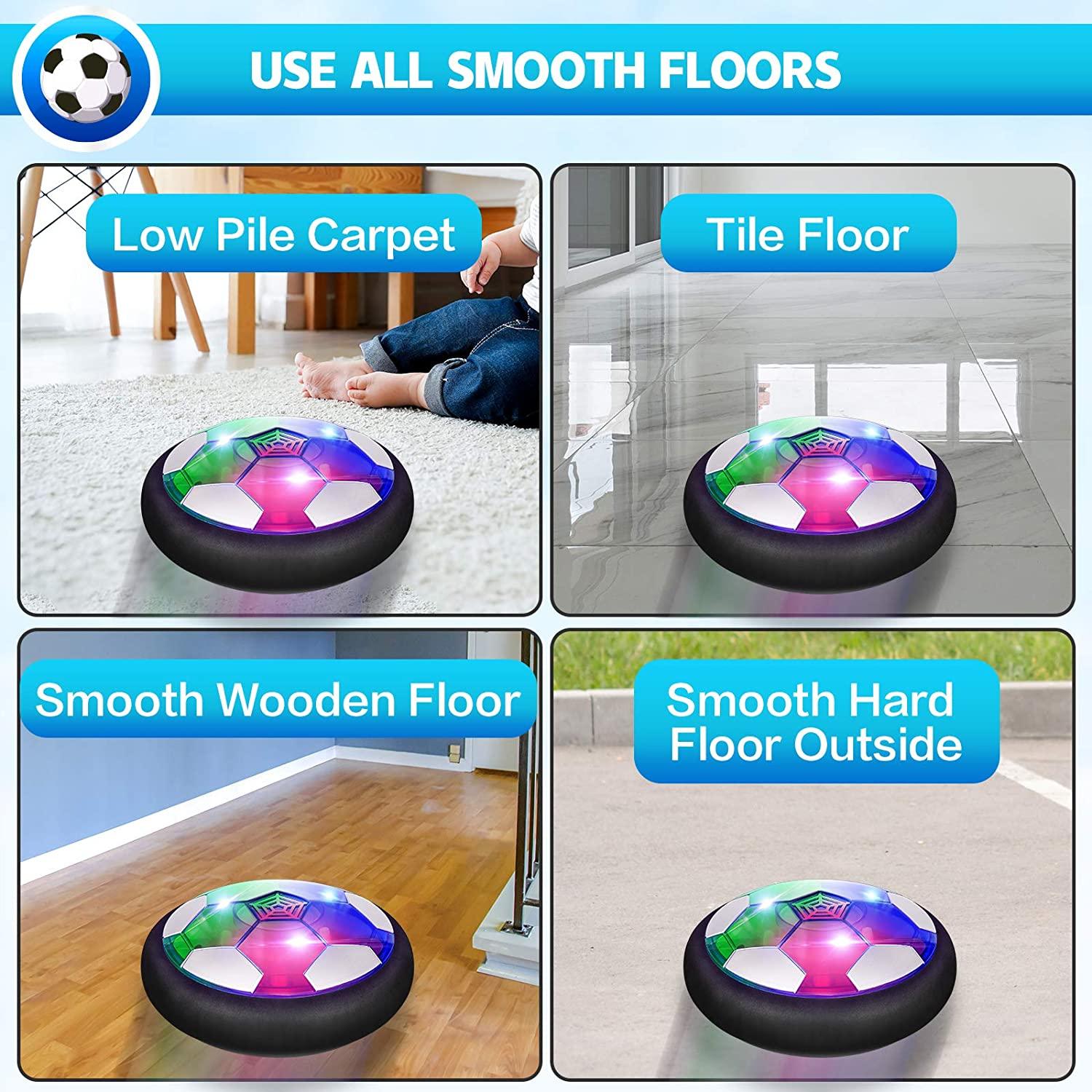 VEPOWER 2-in-1 Hover Hockey Soccer Kids Toys Set