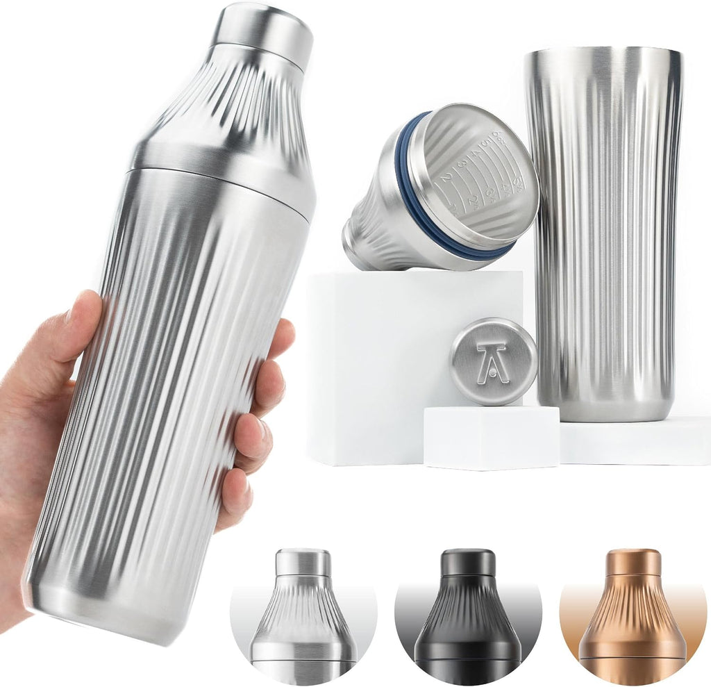 Elevated Craft Diamond Edition Hybrid Cocktail Shaker Set - 