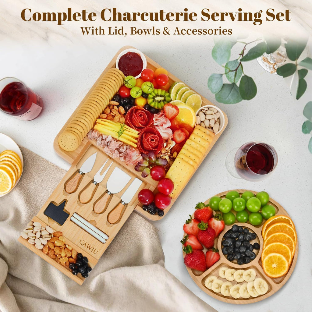 Premium Charcuterie Board with Lid