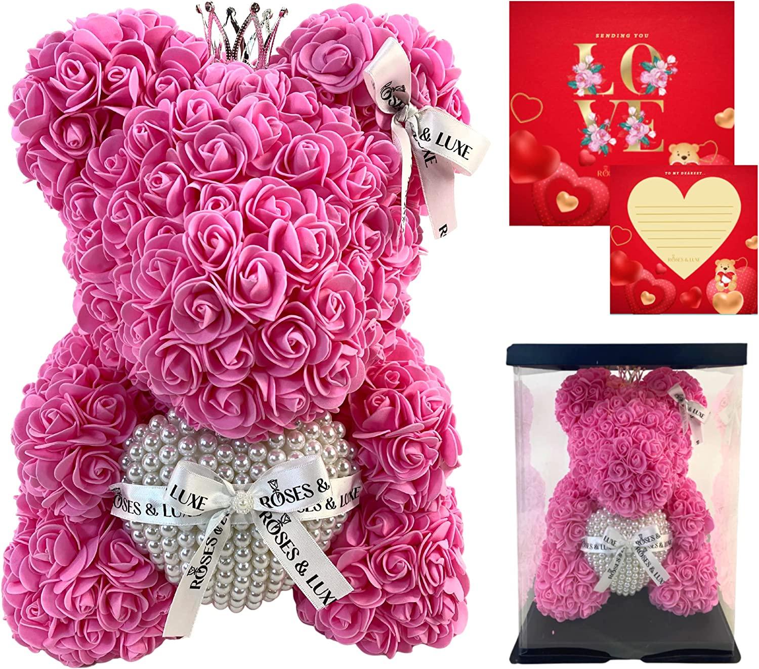 Luxury Rose Bear for Bridal shower