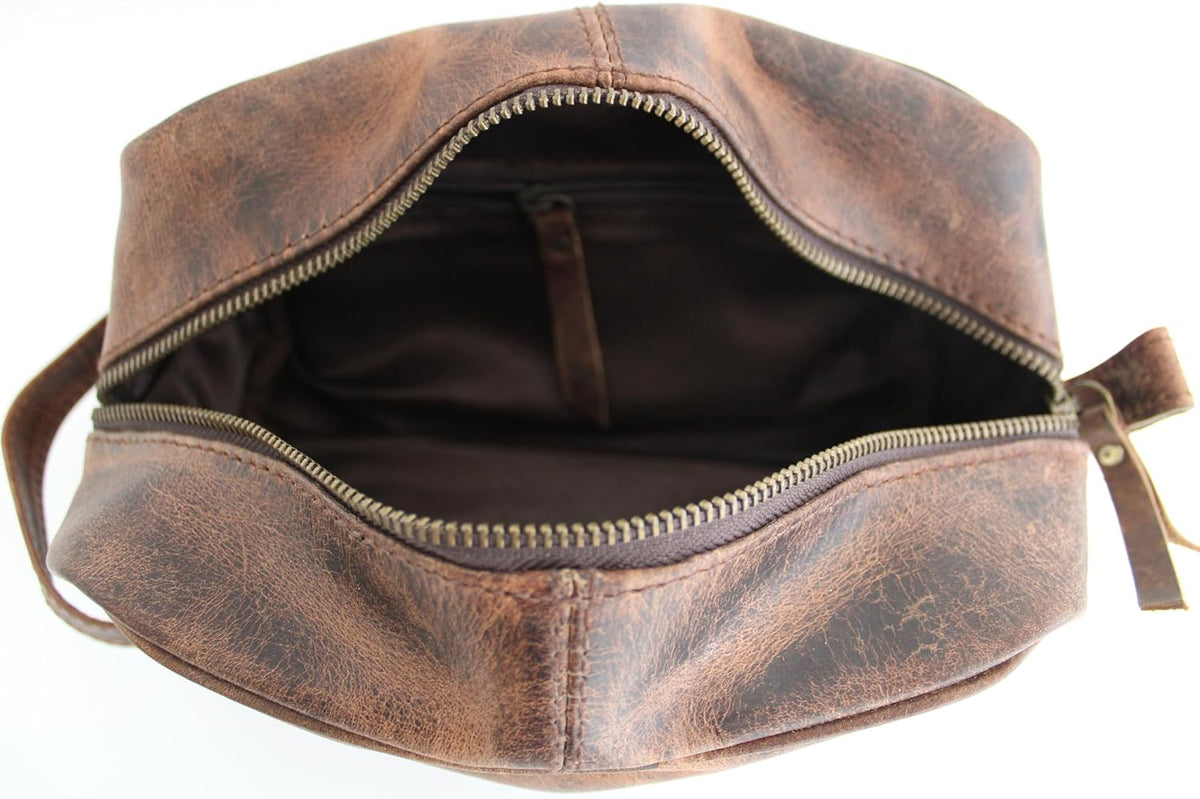 Ridgeway™ Cow-Hide Hanging Dopp Kit — Hunter Leather