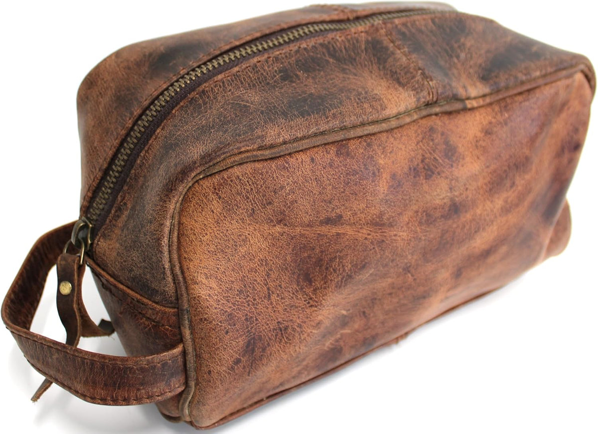 Ridgeway™ Cow-Hide Hanging Dopp Kit — Hunter Leather
